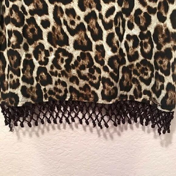 *30off3* NWOT. Michael Michael Kors Animal Print Top. - Picture 8 of 11